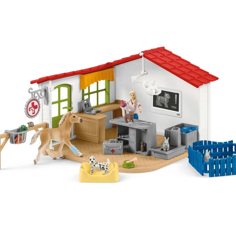 schleich FARM WORLD dierenartspraktijk met dieren 42502 Schleich FARM WORLD Dierenartspraktijk Met Dieren 42502 -Speelgoedseries Winkel 1984280 c21bafa8