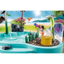 PLAYMOBIL Family Fun Leuk Zwembad Met Watersplash 70610 -Speelgoedseries Winkel 1987195 b01d1ef8