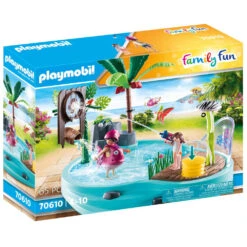 PLAYMOBIL Family Fun Leuk Zwembad Met Watersplash 70610