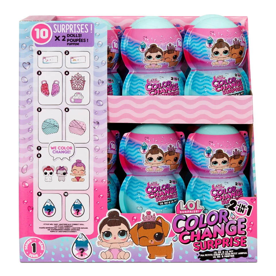 L.O.L. Surprise! 2-in-1 Me & My Lil Sis en Lil Pet kleurveranderende set L.O.L. Surprise! 2-in-1 Me & My Lil Sis En Lil Pet Kleurveranderende Set -Speelgoedseries Winkel 1991118 caa51cd9