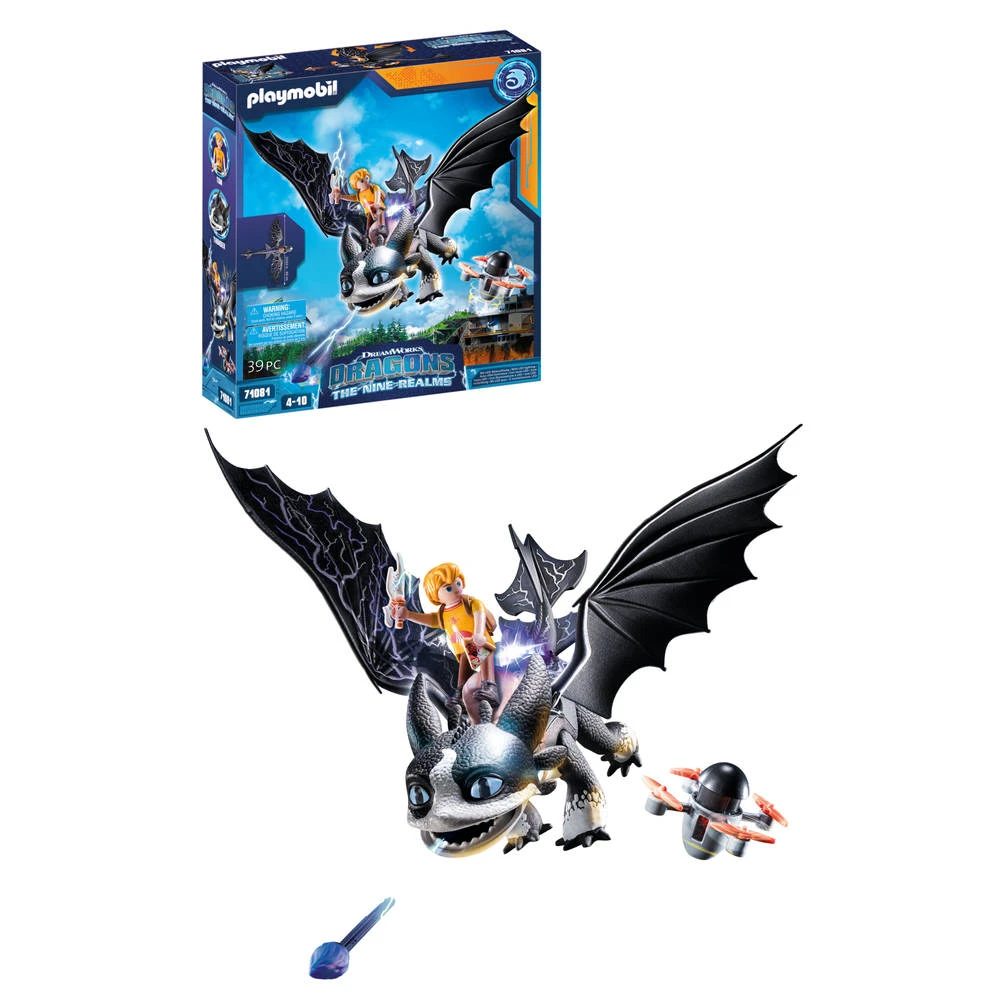 PLAYMOBIL Dragons: The Nine Realms Thunder & Tom 71081 PLAYMOBIL Dragons: The Nine Realms Thunder & Tom 71081 -Speelgoedseries Winkel 1993604 4b416857