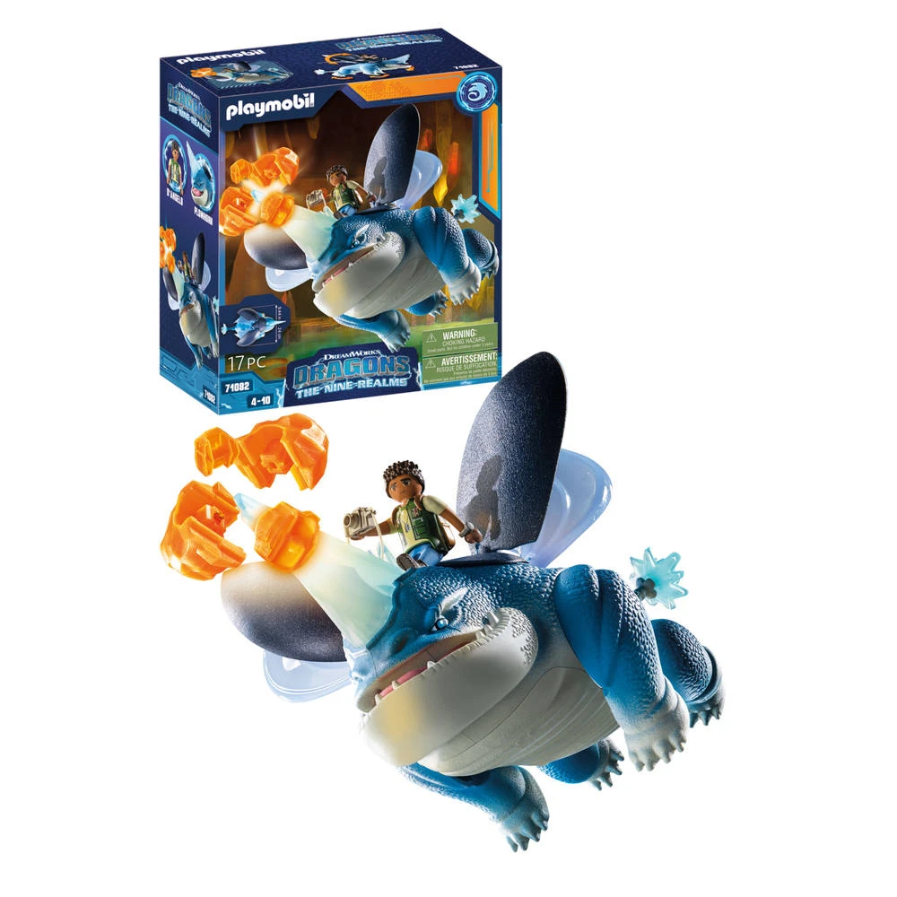 PLAYMOBIL Dragons: The Nine Realms Plowhorn & D'Angelo 71082 PLAYMOBIL Dragons: The Nine Realms Plowhorn & D'Angelo 71082 -Speelgoedseries Winkel 1993605 fc971267