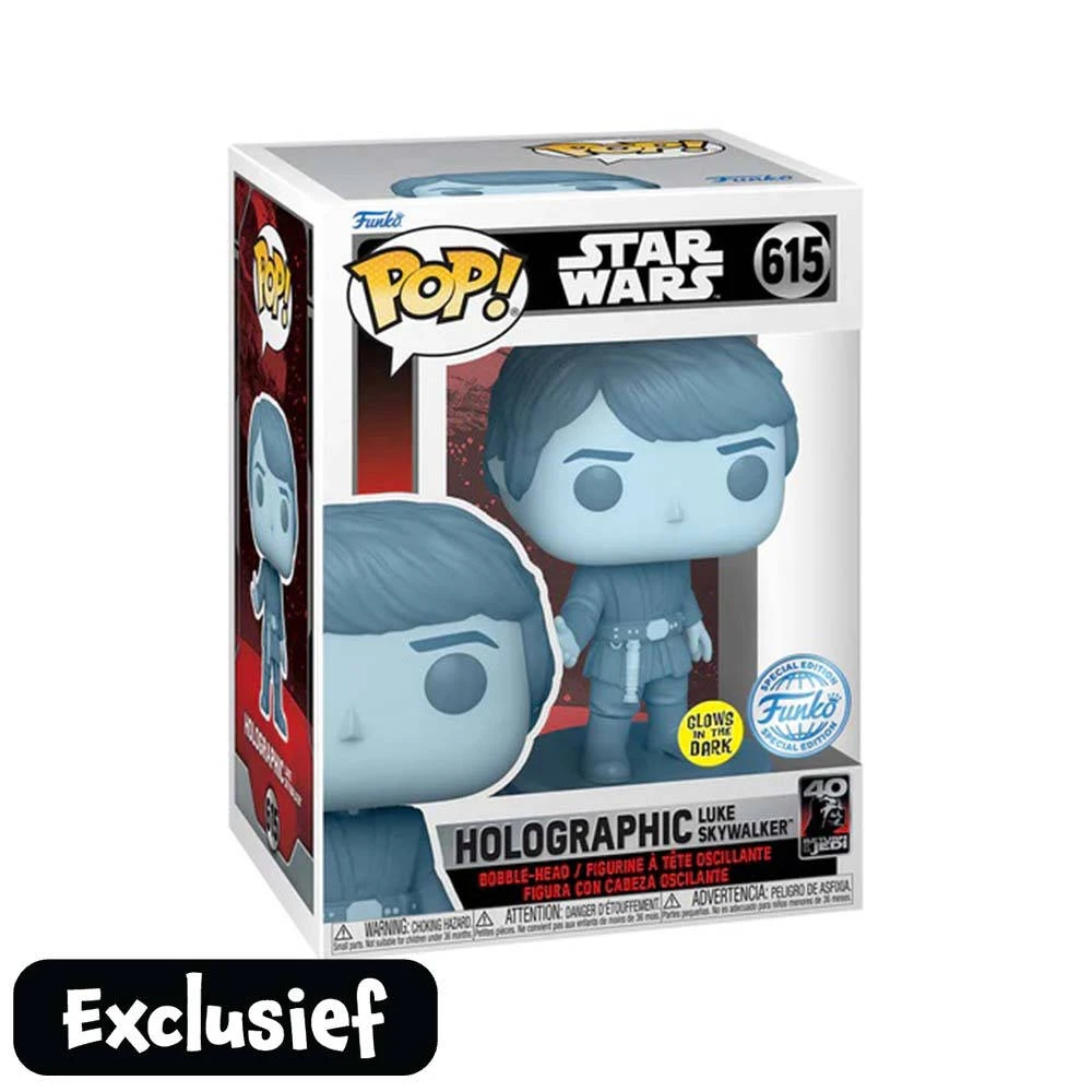 Funko Pop! figuur Star Wars Return of the Jedi Holographic Luke Skywalker GITD Funko Pop! Figuur Star Wars Return Of The Jedi Holographic Luke Skywalker GITD -Speelgoedseries Winkel 1995154 632f0109
