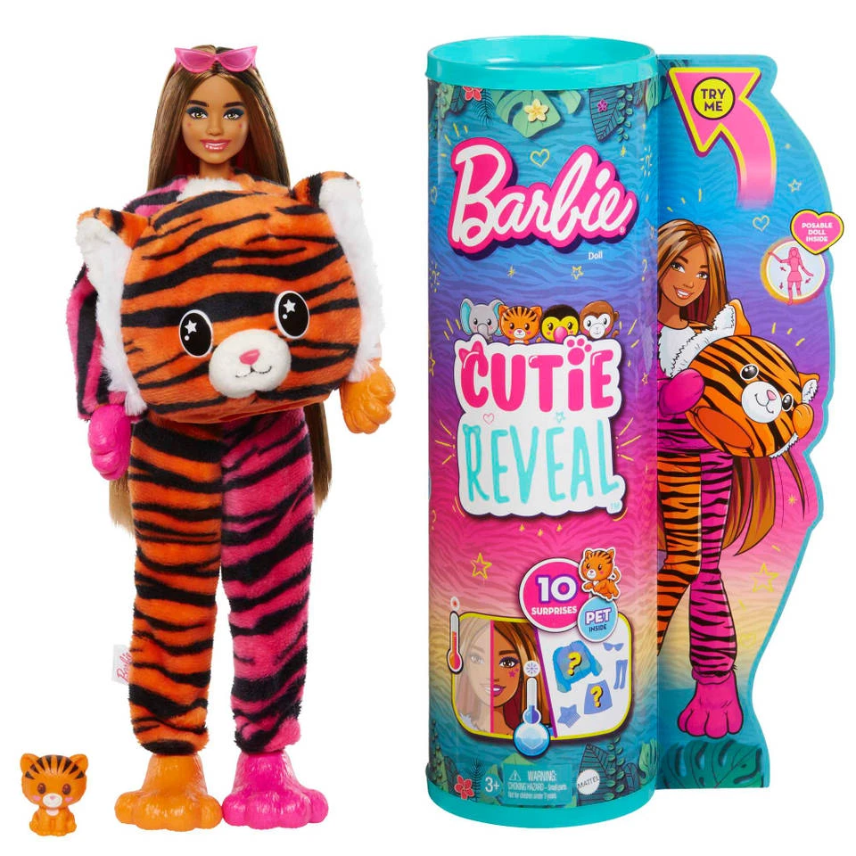 Barbie Cutie Reveal Jungle tijger pop Barbie Cutie Reveal Jungle Tijger Pop -Speelgoedseries Winkel 1996140 7248ca52
