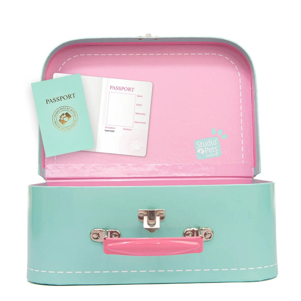 Studio Pets Koffertje voor 23 cm knuffels - turquoise No Brand Studio Pets Koffertje Voor 23 Cm Knuffels - Turquoise -Speelgoedseries Winkel 1997213 43ad43c3