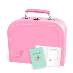 No Brand Studio Pets Koffertje Voor 16 Cm Knuffels - Roze