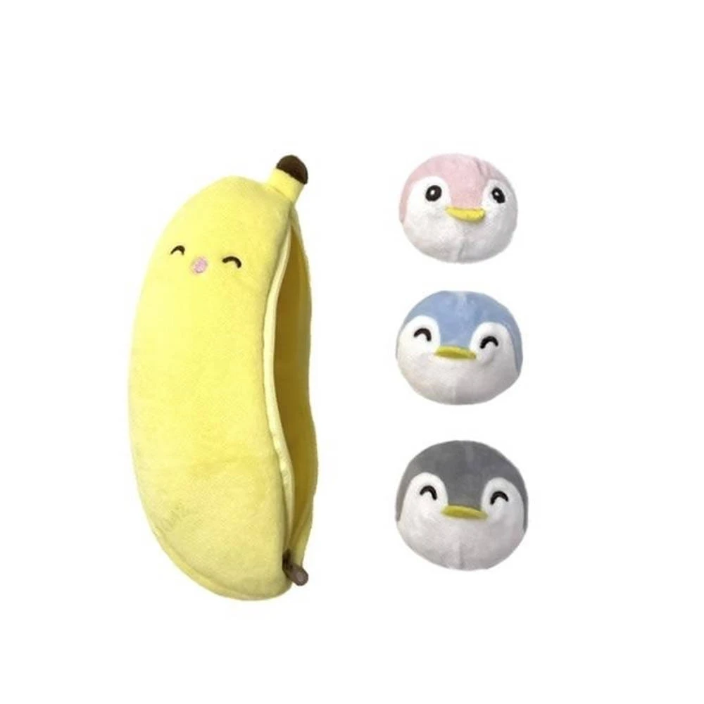 Miniso pluchen Banaan met stresspinguïnballen Miniso Pluchen Banaan Met Stresspinguïnballen -Speelgoedseries Winkel 1997256 d2ec77ec